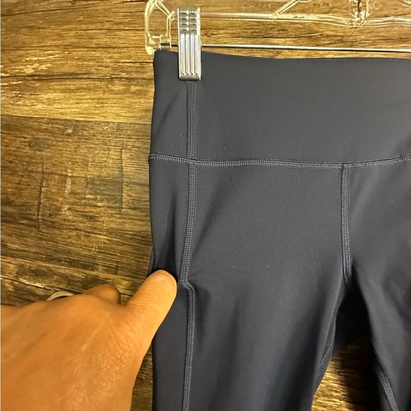 lululemon athletica Navy Blue Leggings Performance Fabric Womens 4 - Picture 5 of 12